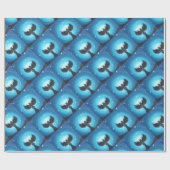 Schutzengel Geschenkpapier (Flach)