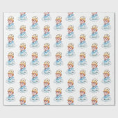 Schutzengel Geschenkpapier (Flach)