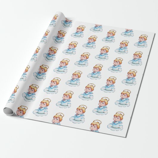 Schutzengel Geschenkpapier (Ungerollt)