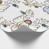 Schutzengel-Geschenkpapier Geschenkpapier (Ecke)