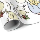 Schutzengel-Geschenkpapier Geschenkpapier (Rolleneckpunkt)