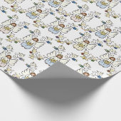 Schutzengel-Geschenkpapier Geschenkpapier (Ecke)