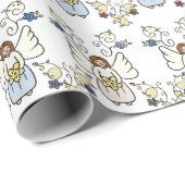 Schutzengel-Geschenkpapier Geschenkpapier (Rolleneckpunkt)