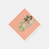 Schutzengel Göttliche Wachsamkeit und Gnade Kunst Serviette (Ecke)