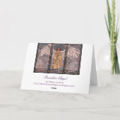 Schutzengel-Gruß-Karte Karte (Rückseite)