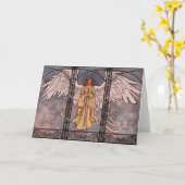 Schutzengel-Gruß-Karte Karte (Gelbe Blume)