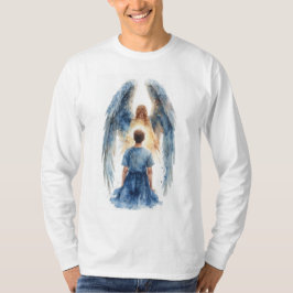 Schutzengel Herren Langarm T-Shirt