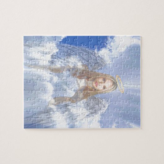 Schutzengel in den Wolken Puzzle (Horizontal)