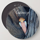 Schutzengel in der Baumkronenbucht Button (Vorne & Hinten)