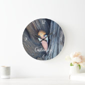 Schutzengel in der Baumkronenbucht Große Wanduhr (Zuhause)