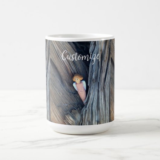 Schutzengel in der Baumkronenbucht Kaffeetasse (Mittel)