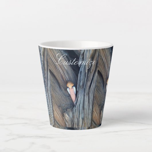 Schutzengel in der Baumkronenbucht Milchtasse (Vorderseite)