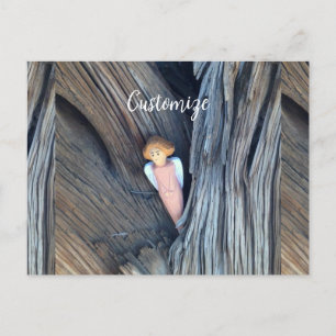 Schutzengel in der Baumkronenbucht Postkarte