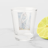 Schutzengel in der hebräischen Bibel Schnapsglas (Rückseite)