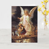 Schutzengel Karte (Gelbe Blume)