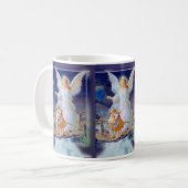 Schutzengel, Kinder und Brücke Kaffeetasse (Vorderseite Links)