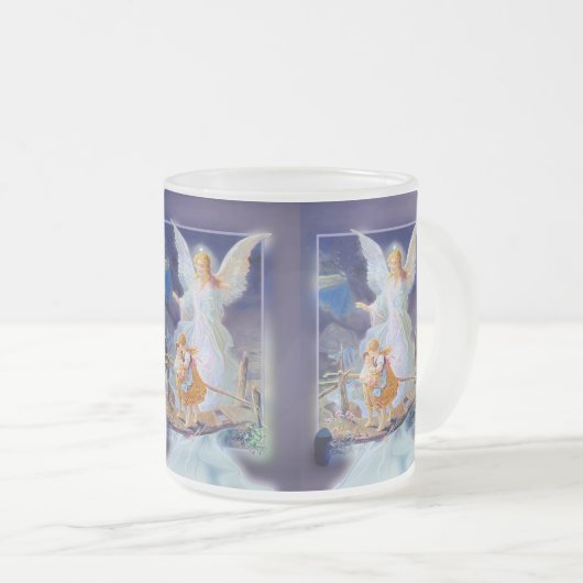 Schutzengel, Kinder und Brücke Mattglastasse (VorderseiteRechts)