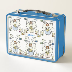 Schutzengel Metall-Lunchbox Metall Brotdose