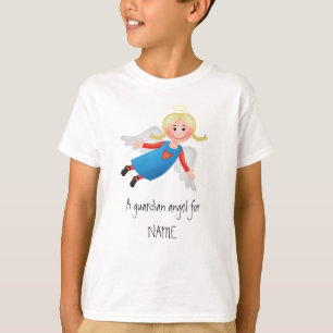 Schutzengel mit blonden Zöpfen T-Shirt