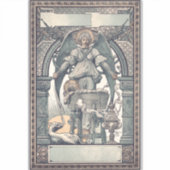 Schutzengel mit Jesuskind Aufkleber (Vorderseite)