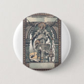 Schutzengel mit Jesuskind Button (Vorderseite)