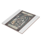 Schutzengel mit Jesuskind Fliese (Seite)