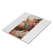 Schutzengel mit Kind Fliese (Seite)