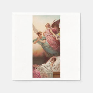 Schutzengel mit Kind Serviette