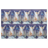 Schutzengel mit Kindern Stoff (Fat Quarter (45,7 x 55,9 cm))
