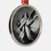 Schutzengel nachts silbernes ornament (Rechts)