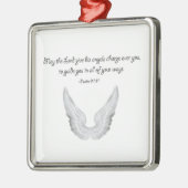 Schutzengel Ornament Aus Metall (Links)