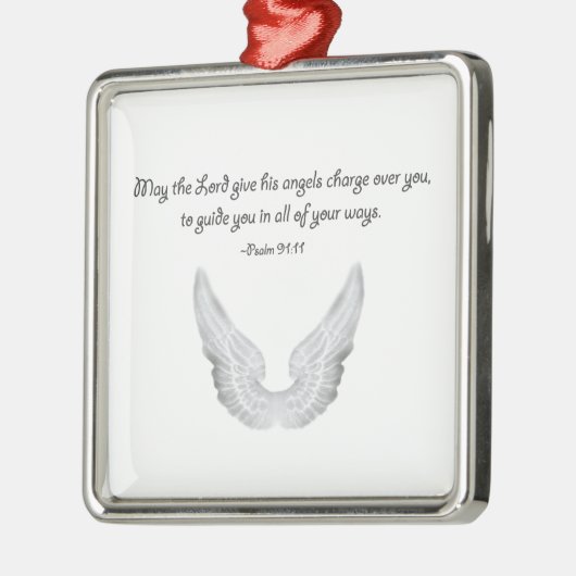 Schutzengel Ornament Aus Metall (Links)