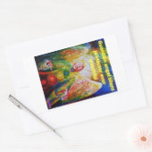 Schutzengel Rechteckiger Aufkleber (Umschlag)