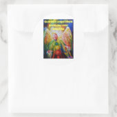 Schutzengel Runder Aufkleber (Tasche)