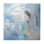 Schutzengel-Segen Fliese (Vorderseite)