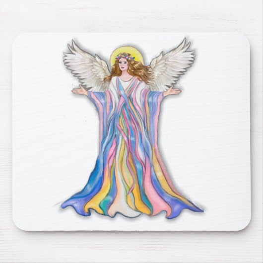 Schutzengel-Segen Mousepad (Vorne)