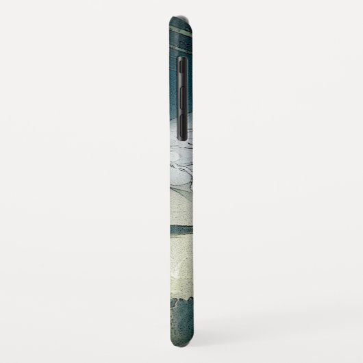 Schutzengel-stürmisches Himmel-Blau-Weiß Case-Mate iPhone Hülle (Hinten/Links)