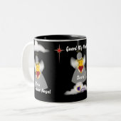 Schutzengel Tasse-Fertigen besonders an Zweifarbige Tasse (Vorderseite Links)