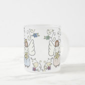 Schutzengel-Tasse Mattglastasse (VorderseiteRechts)