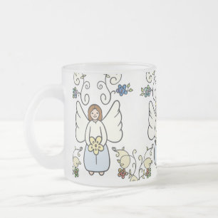 Schutzengel-Tasse Mattglastasse