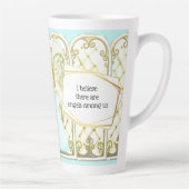 Schutzengel und Fenster| DIY Sprichworts Gedichte Milchtasse (Rechts)