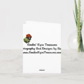 Schutzengel und Kind danken Ihnen zu kardieren Dankeskarte (Rückseite)