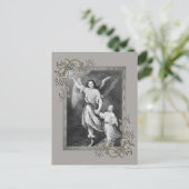 Schutzengel und Kind Postkarte (Stehend Vorderseite)