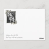 Schutzengel und Kind Postkarte (Rückseite)