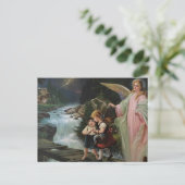 Schutzengel und Kinder Lindberg Bild Postkarte (Stehend Vorderseite)