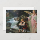 Schutzengel und Kinder Lindberg Bild Postkarte (Vorne/Hinten)