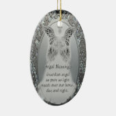 Schutzengel-Verzierung Keramikornament (Rechts)