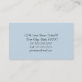 Schutzengel-Visitenkarte Visitenkarte (Rückseite)