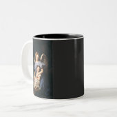 Schutzengel von Joseph Karl Stieler Zweifarbige Tasse (Vorderseite Links)