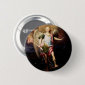 Schutzengel von Wladimir Borovikowsky Button (Vorne & Hinten)